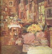 The Room of Flowers (nn03) Childe Hassam